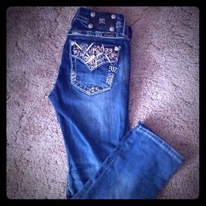 Miss Me signature cropped capris